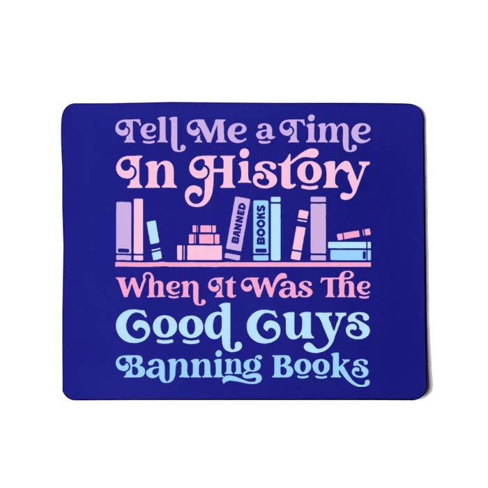 Reading Banned Books Book Lovers Reader I read banned books Mousepad