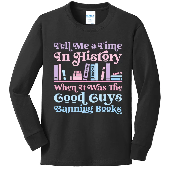 Reading Banned Books Book Lovers Reader I Read Banned Books Kids Long Sleeve Shirt