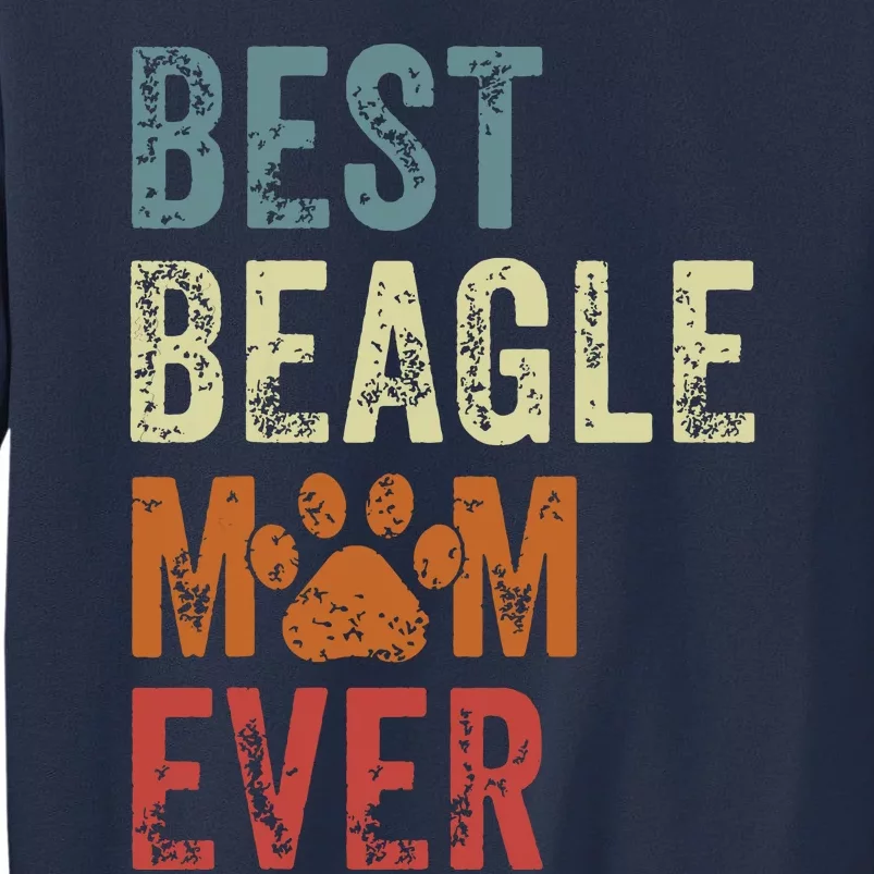 Retro Best Beagle Mom Ever Beagle Mama Mothers Day Sweatshirt