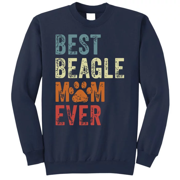 Retro Best Beagle Mom Ever Beagle Mama Mothers Day Sweatshirt