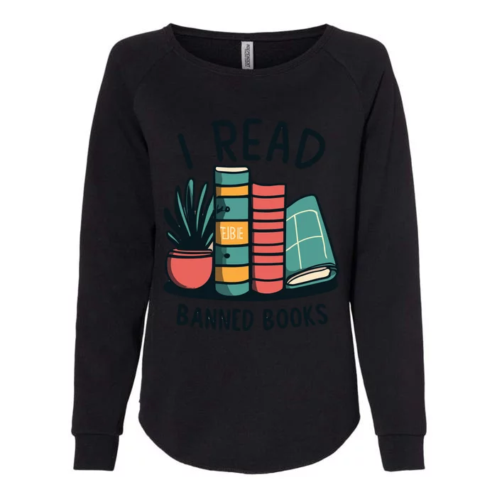 Read Banned Books Womens California Wash Sweatshirt