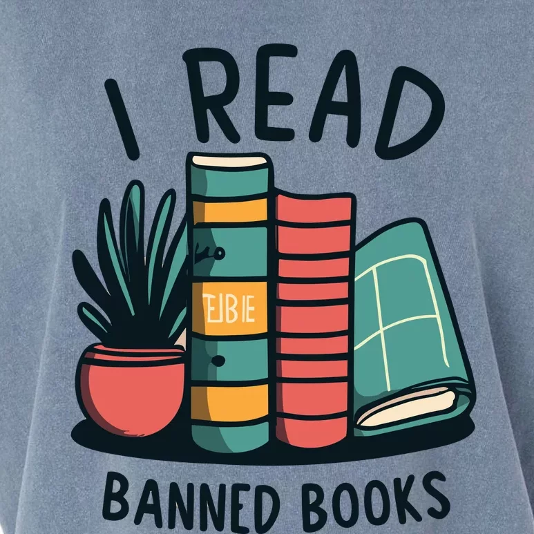 Read Banned Books Garment-Dyed Women's Muscle Tee