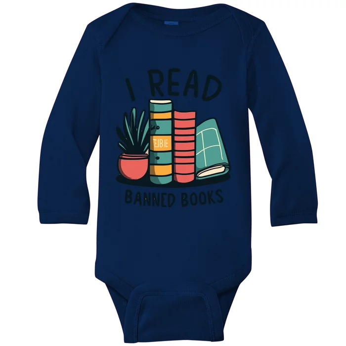 Read Banned Books Baby Long Sleeve Bodysuit