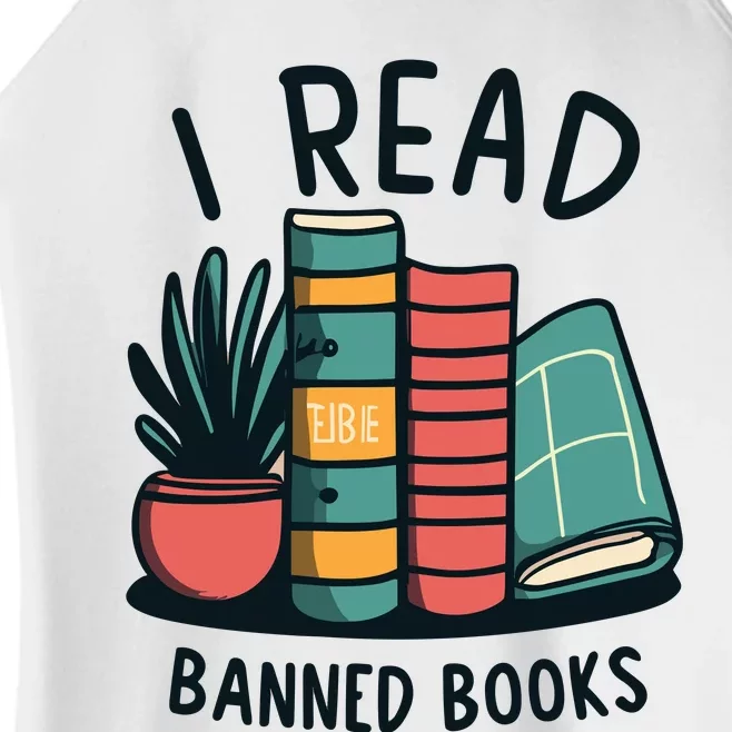 Read Banned Books Women’s Perfect Tri Rocker Tank