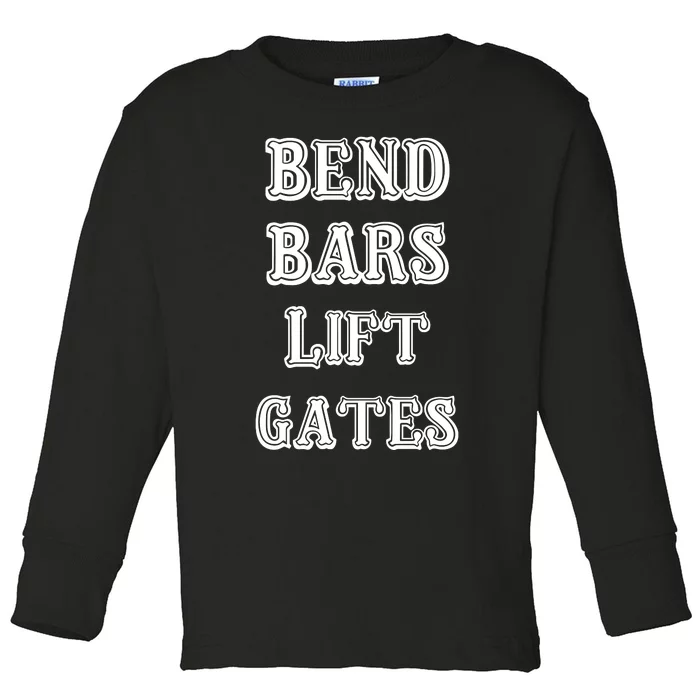 Roguecaliber Bend Bars Lift Gates Toddler Long Sleeve Shirt