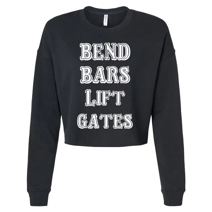 Roguecaliber Bend Bars Lift Gates Cropped Pullover Crew