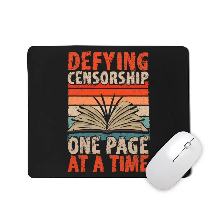 Read Banned Books Defying Censorship Banned Books Mousepad