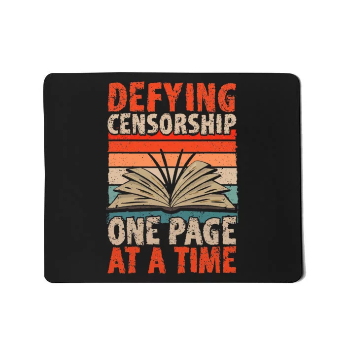 Read Banned Books Defying Censorship Banned Books Mousepad