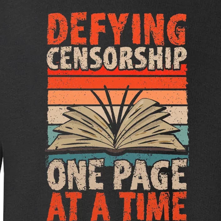 Read Banned Books Defying Censorship Banned Books Toddler Sweatshirt