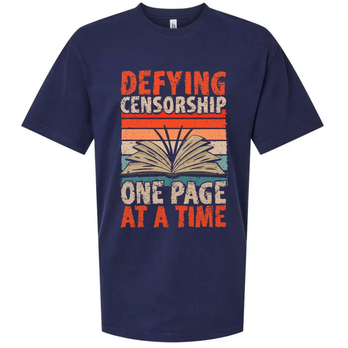 Read Banned Books Defying Censorship Banned Books Sueded Cloud Jersey T-Shirt