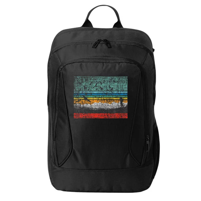 Retro Birding Bird Watching Bird Watcher Birder City Backpack