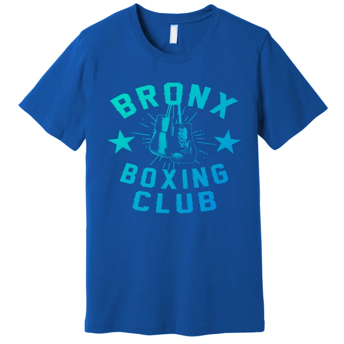 Retro Bronx Boxing Club Vintage Distressed Boxer Gift Premium T-Shirt