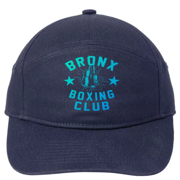 Retro Bronx Boxing Club Vintage Distressed Boxer Gift 7-Panel Snapback Hat