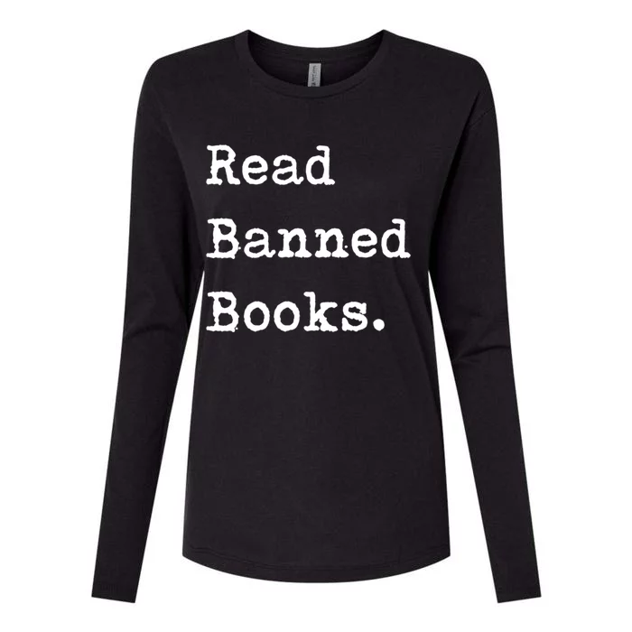 Read Banned Book Funny Reading For Readers Gift Womens Cotton Relaxed Long Sleeve T-Shirt