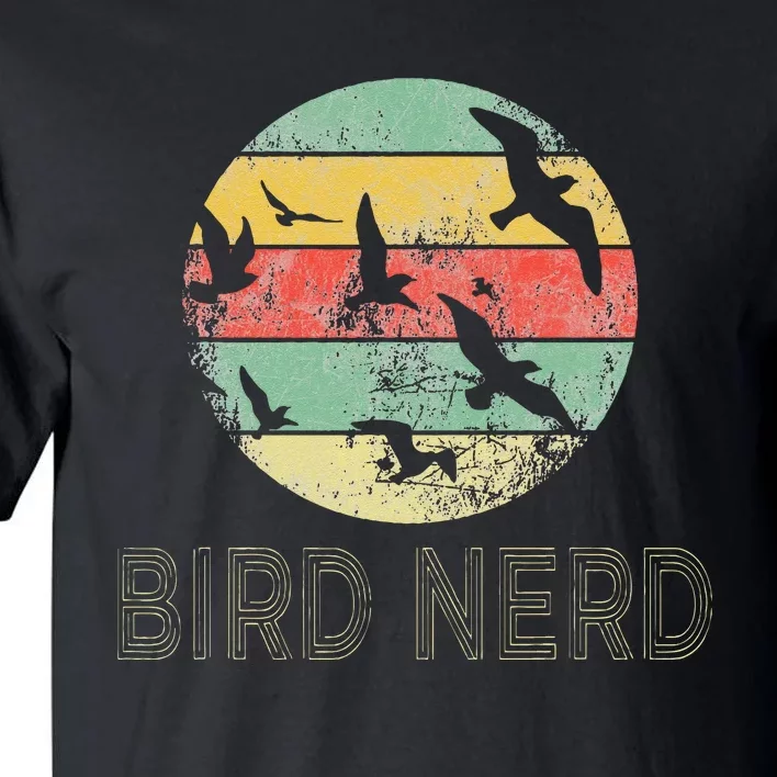 Retro Birding Bird Watching Nerd Funny Bird Watcher Tall T-Shirt