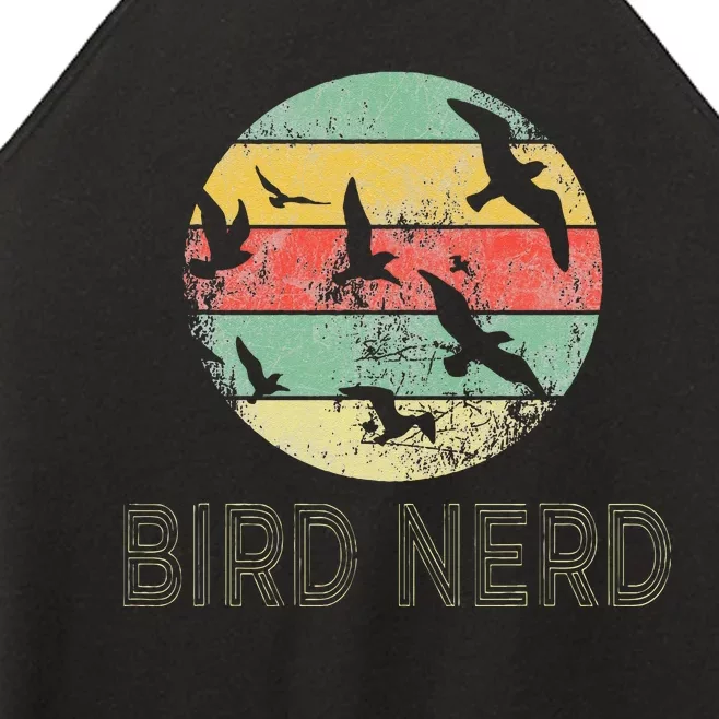 Retro Birding Bird Watching Nerd Funny Bird Watcher Women’s Perfect Tri Rocker Tank