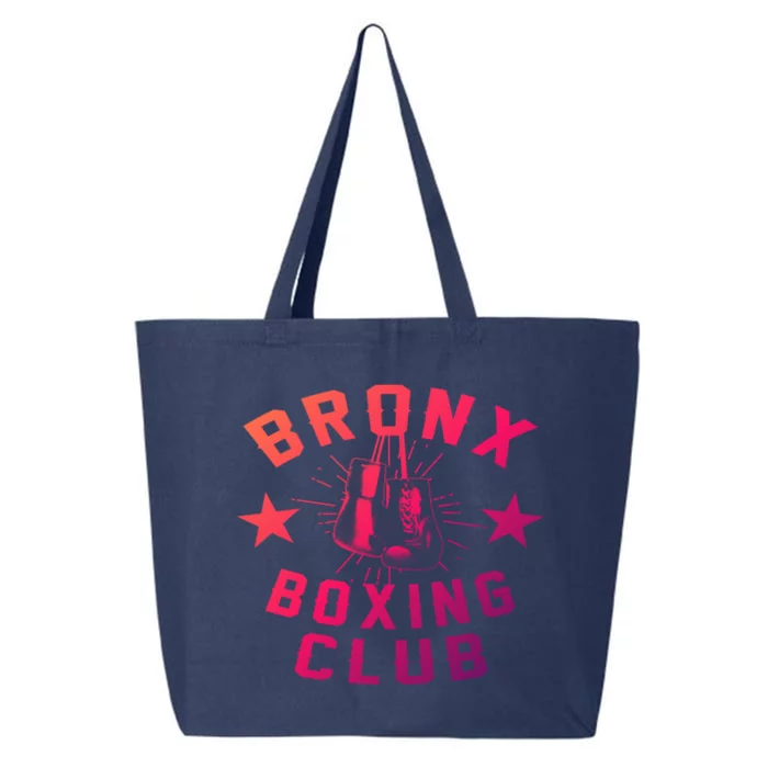 Retro Bronx Boxing Club Vintage Distressed Boxer Gift 25L Jumbo Tote