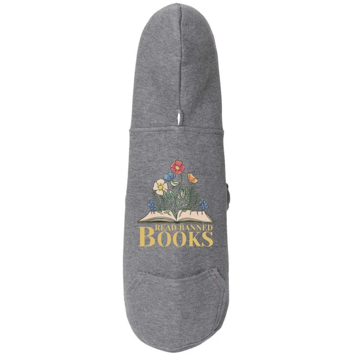 Read Banned Books Meaningful Gift Doggie 3-End Fleece Hoodie