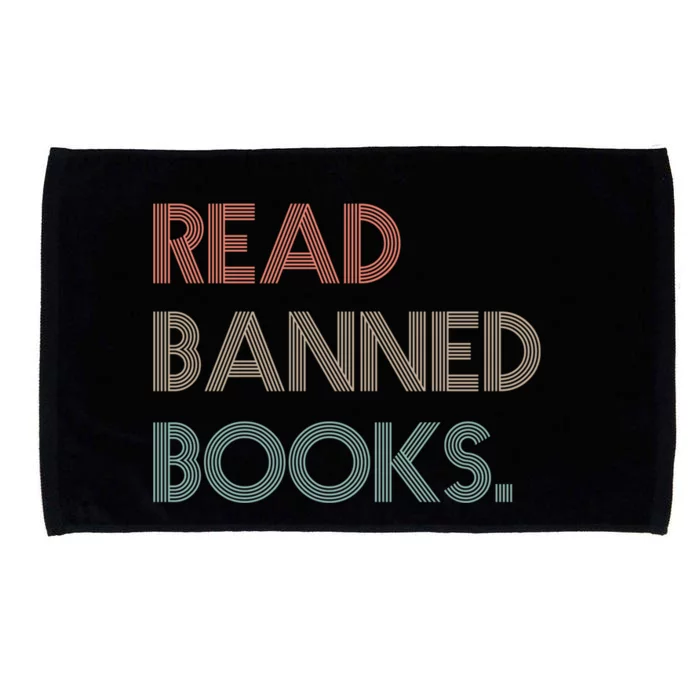 Read Banned Books Librarians Banned Books Week Retro Vintage Microfiber Hand Towel