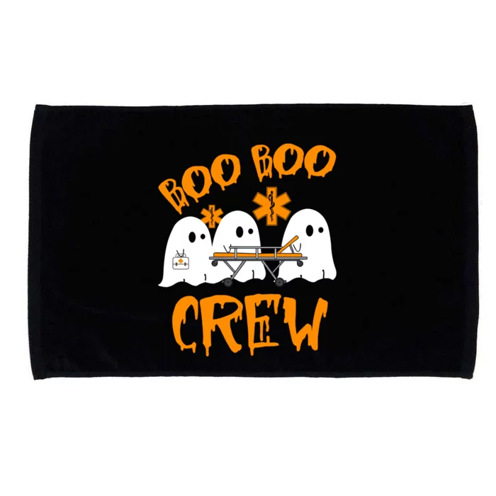 Retro Boo Boo Crew Halloween Nurse Ghost Paramedic Microfiber Hand Towel