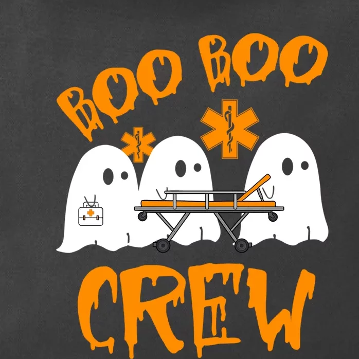 Retro Boo Boo Crew Halloween Nurse Ghost Paramedic Zip Tote Bag