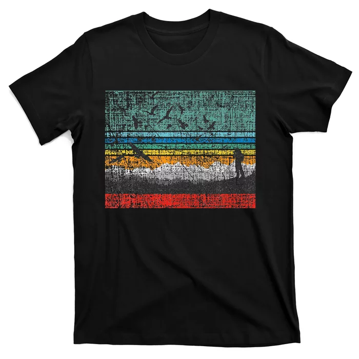 Retro Birding Bird Watching Bird Watcher Birder T-Shirt