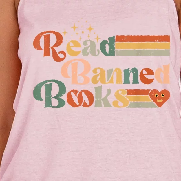 Read Banned Books Week Reader Women's Knotted Racerback Tank