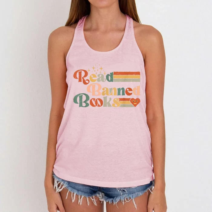 Read Banned Books Week Reader Women's Knotted Racerback Tank