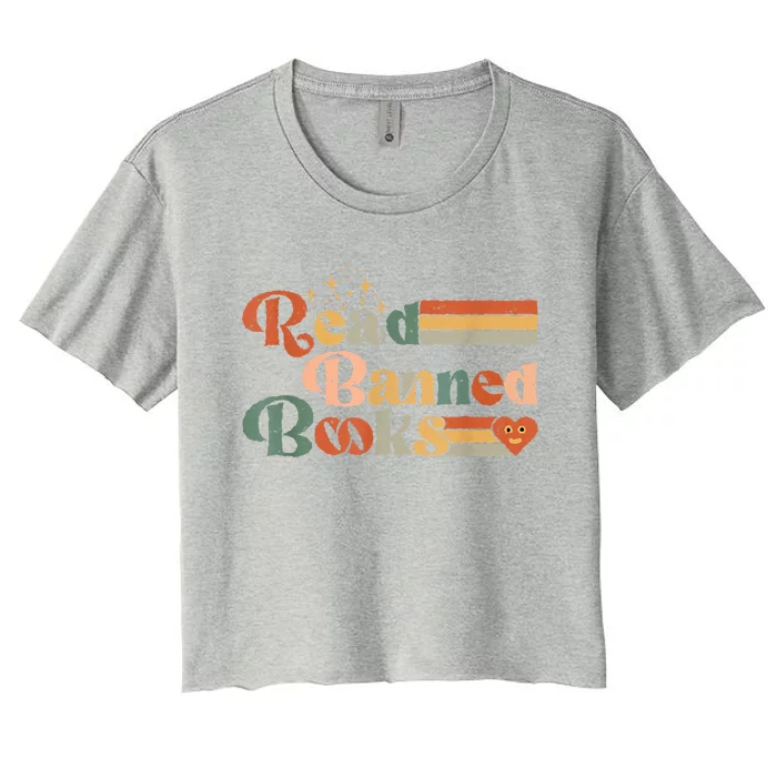 Read Banned Books Week Reader Women's Crop Top Tee