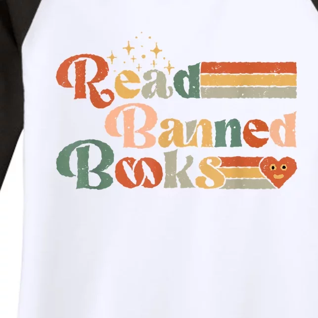 Read Banned Books Week Reader Women's Tri-Blend 3/4-Sleeve Raglan Shirt