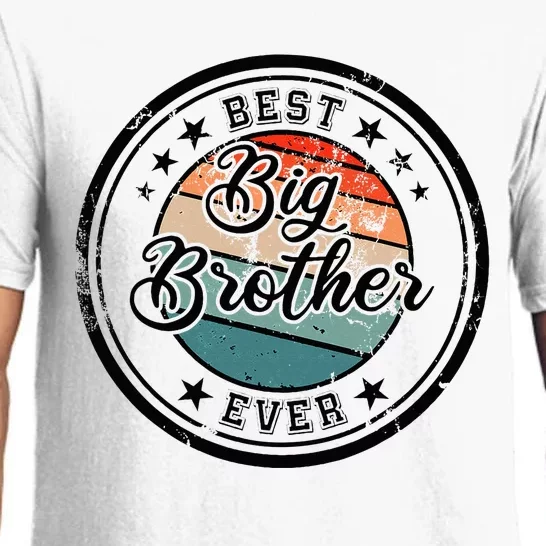 Retro Best Big Brother Ever Big Brother Pajama Set