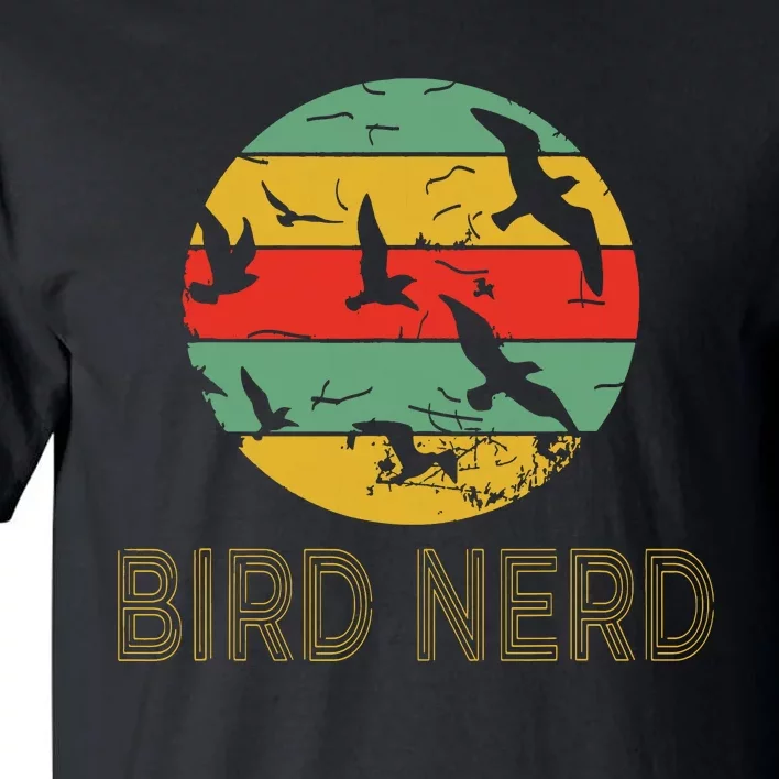 Retro Birding Bird Watching Nerd Funny Bird Watcher Tall T-Shirt