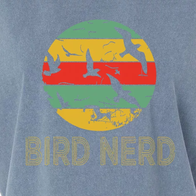 Retro Birding Bird Watching Nerd Funny Bird Watcher Garment-Dyed Women's Muscle Tee