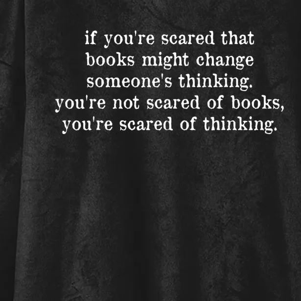 Read Banned Books Hooded Wearable Blanket