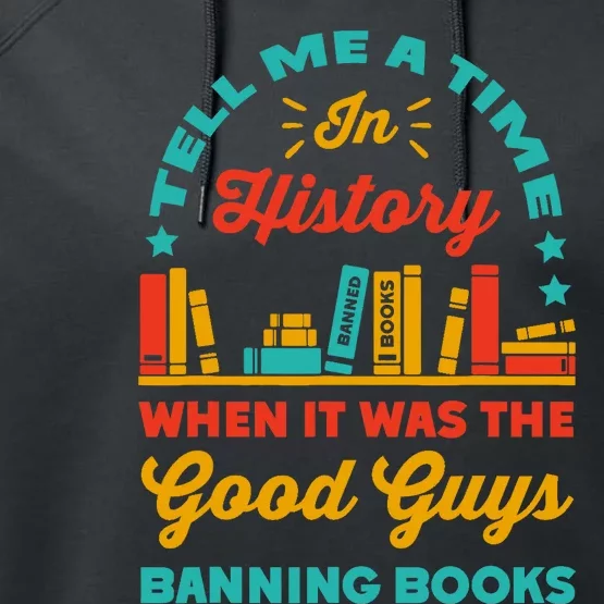 Reading Banned Books Book Lovers Reader I Read Banned Books Performance Fleece Hoodie