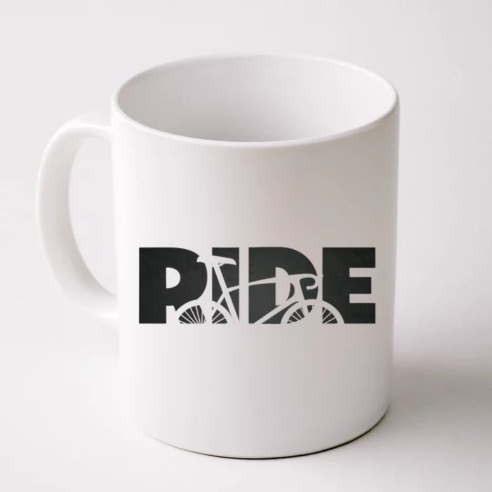 Road Biking Bicycle Cycling Front & Back Coffee Mug