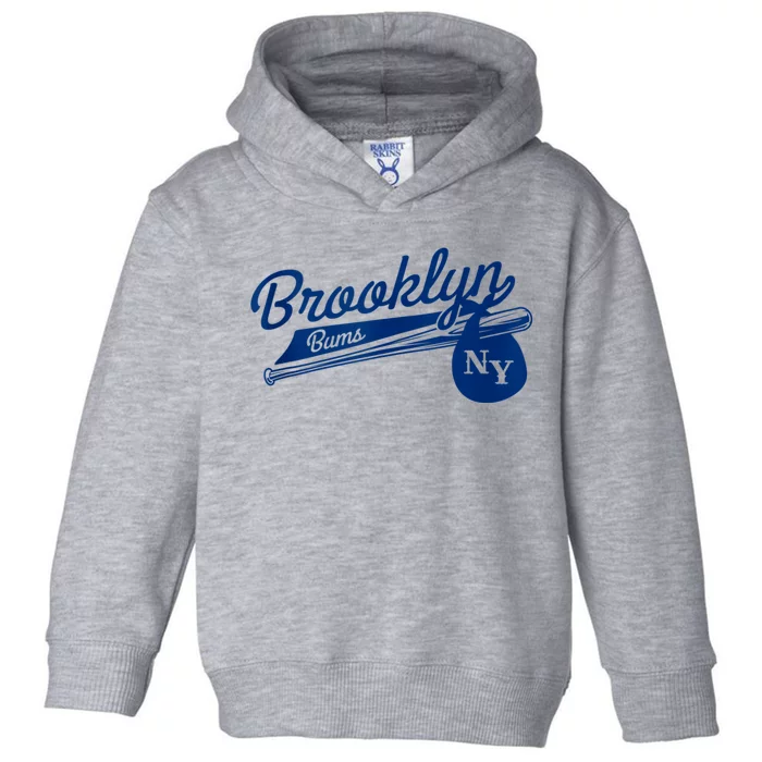 Retro Brooklyn Bums New York Baseball Ebbets Field Toddler Hoodie