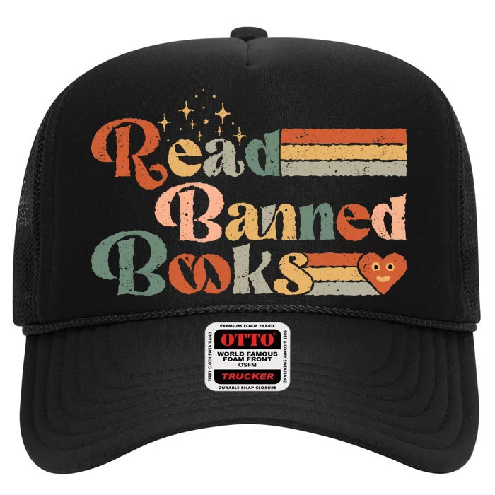 Read Banned Books Week Reader Vintage High Crown Mesh Trucker Hat