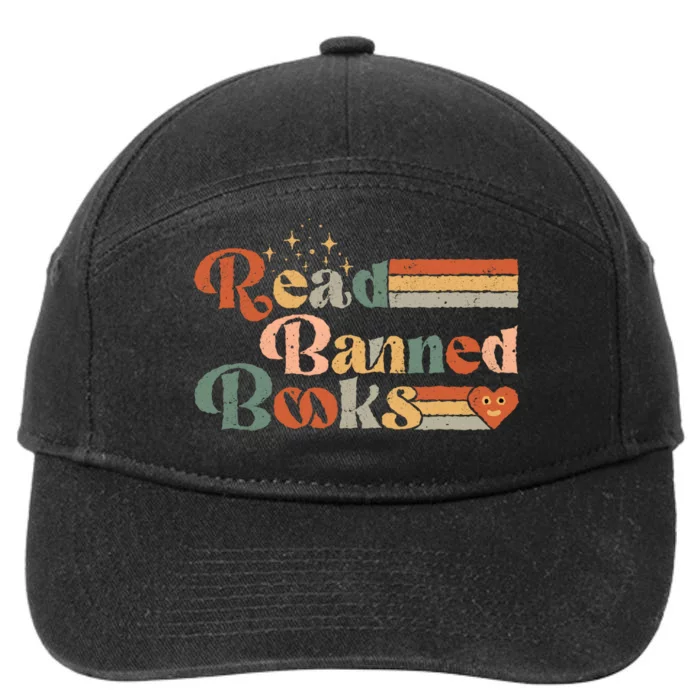 Read Banned Books Week Reader Vintage 7-Panel Snapback Hat