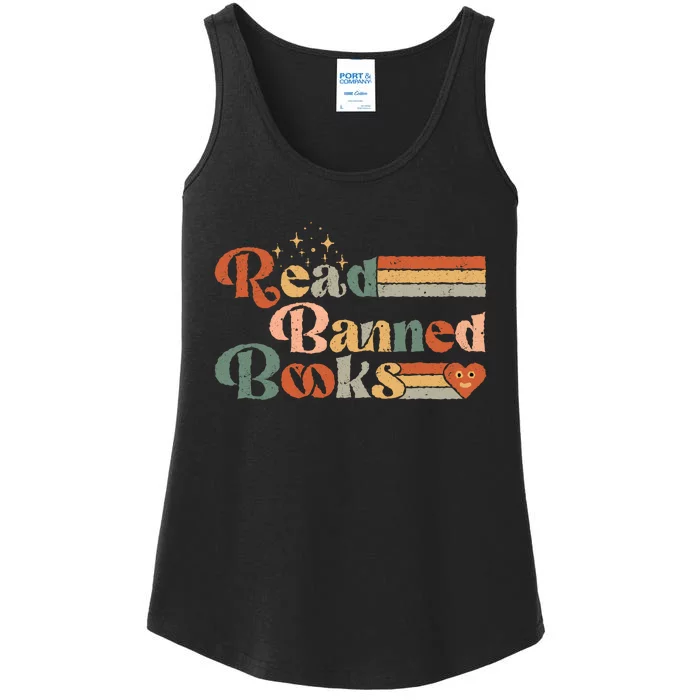 Read Banned Books Week Reader Vintage Ladies Essential Tank