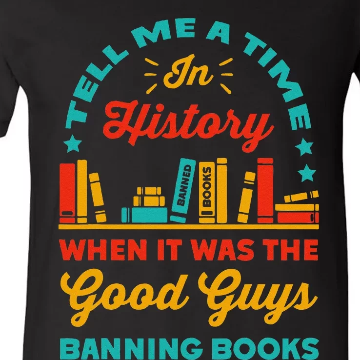 Reading Banned Books Book Lovers Reader I Read Banned Books V-Neck T-Shirt