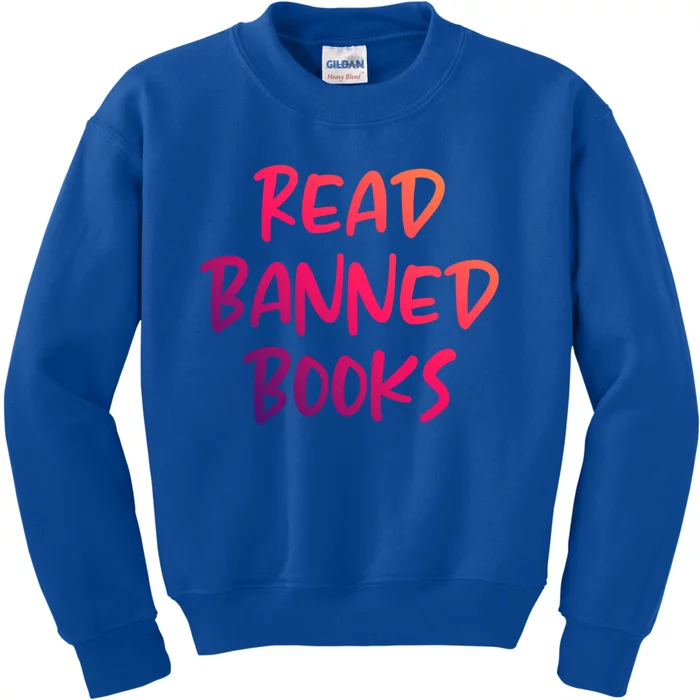 Read Banned Books Librarian Bibliophile Gift Kids Sweatshirt