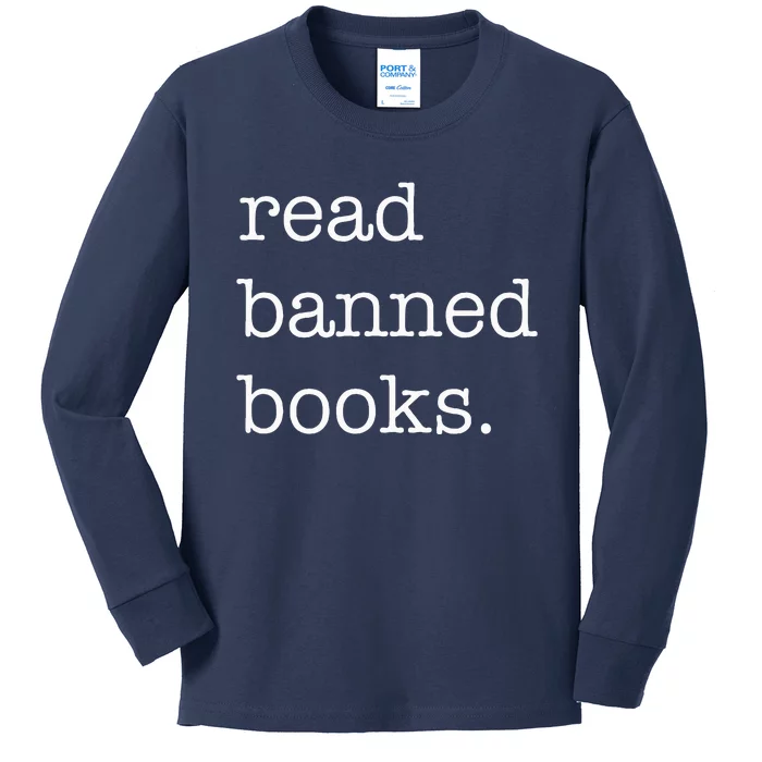 Read Banned Books Kids Long Sleeve Shirt