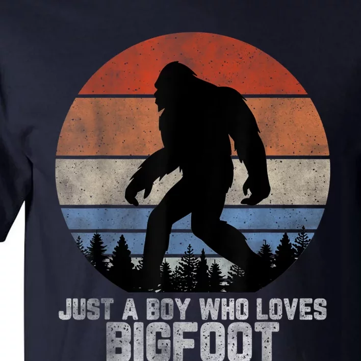 Retro Bigfoot , Bigfoot Kid , Boys Bigfoot Tall T-Shirt