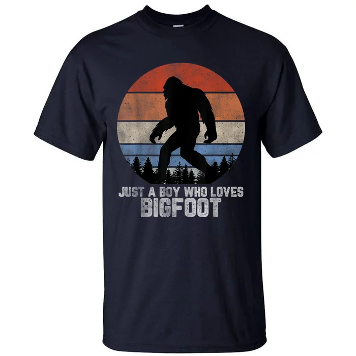 Retro Bigfoot , Bigfoot Kid , Boys Bigfoot Tall T-Shirt