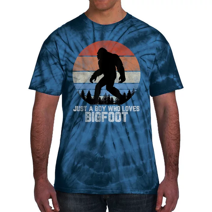 Retro Bigfoot , Bigfoot Kid , Boys Bigfoot Tie-Dye T-Shirt