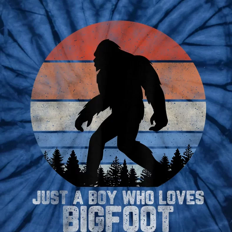 Retro Bigfoot , Bigfoot Kid , Boys Bigfoot Tie-Dye T-Shirt