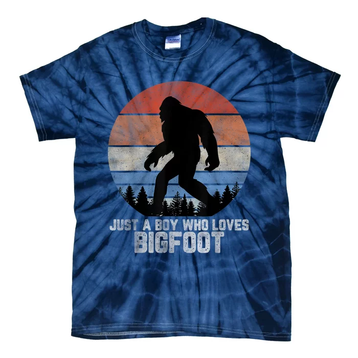 Retro Bigfoot , Bigfoot Kid , Boys Bigfoot Tie-Dye T-Shirt