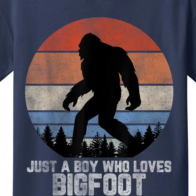 Retro Bigfoot , Bigfoot Kid , Boys Bigfoot Kids T-Shirt