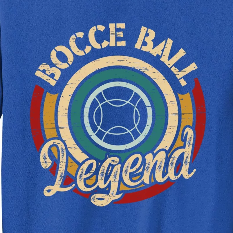 Retro Bocce Ball Legend Proud Italian Bocce Ball Gift Sweatshirt